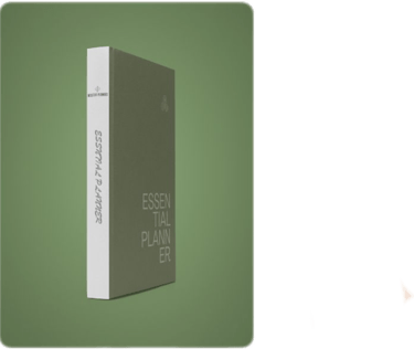 Essential Planner 2025 : Nuova Copertina - 18 Colorazioni Diverse