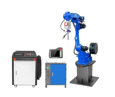 3D Robot Welding Metal Pipes
