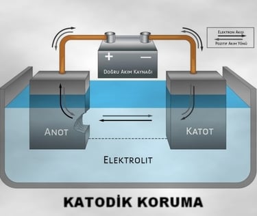Katodik koruma sistemiyle metal yapıların korozyona karşı güvenliğini sağlayan ölçüm cihazları kulla