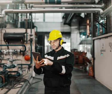 Tesisat ve makinelerde periyodik kontrol, aşınma ve arıza riskini minimuma indirir.