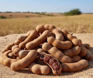 “Premium quality tamarind front view – natural Indian tamarind for export”
