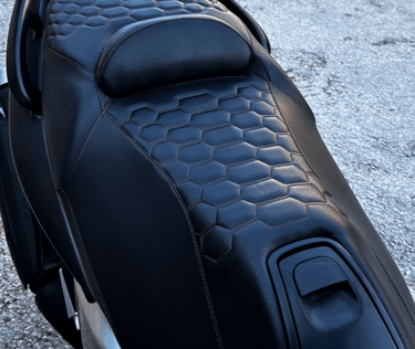 selle t-max tmax matelassé ruche d'abeille