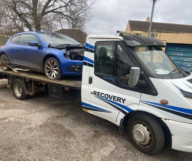 alt="Gallery image of full vehicle recovery process in Worcester"