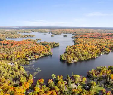 A lake in the Township of Trent Lakes, Ontario.