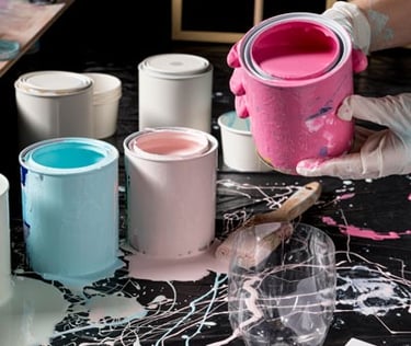 Expert wall painting with smooth finish and rich textures