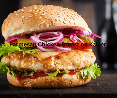 Parmesan Chicken Breast on Kaiser Bun