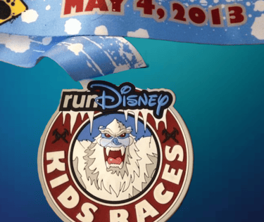 2013 runDisney Expedition Everest Challenge Kids Race Medal