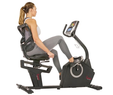 riding recumbent bike