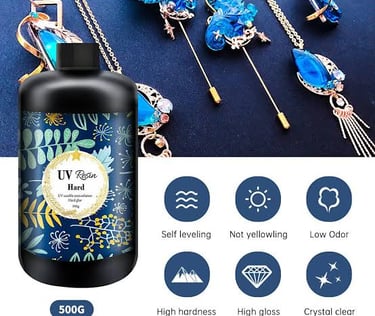 Jewellery making uv resin 