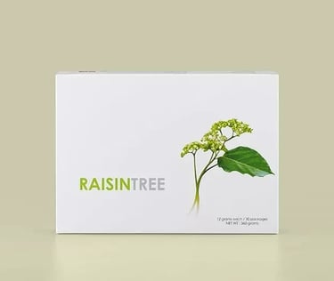 RaisinTree, from Japanese Raisin Tree, supports natural cleansing and boosts your body’s vitality.