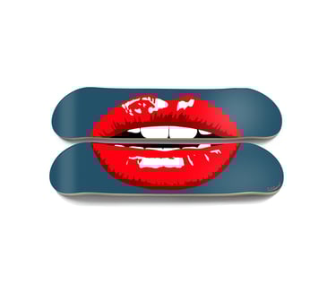 Diptyque LIPS décoration murale skates