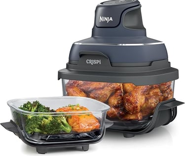 a bowl of food and a bowl of broccoli