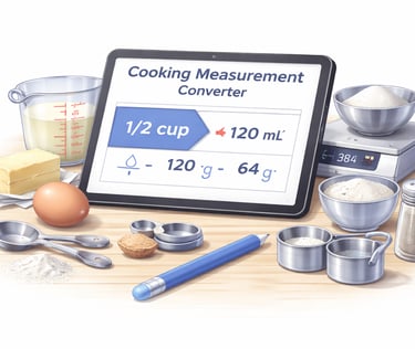 Cooking measurement converter