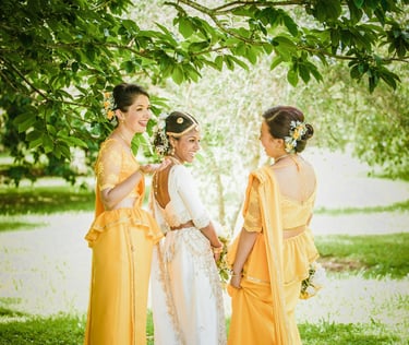 Sri lankan Wedding costumes- We organise weddings while you are on your holiday