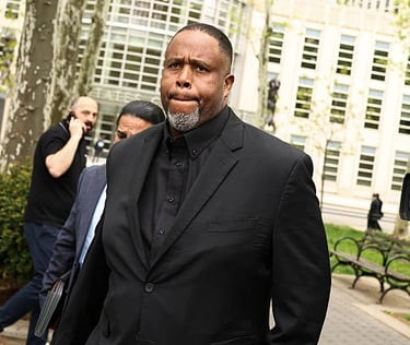 Former NBA player and assistant coach Damon Jones departs the federal courthouse in Brooklyn, New York on April 28, 2026