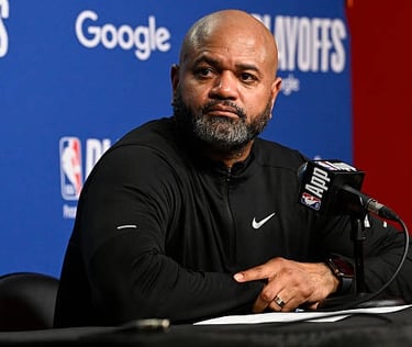 J.B. Bickerstaff, head coach of the Detroit Pistons, following their game 1 victory against the Cleveland Cavaliers (5/5/26)