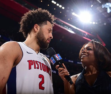 Cade Cunningham interviewed following Detroit's game 2 victory against the Cavaliers (May 7, 2026)