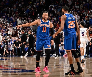 Brunson and Bridges during May 13, 2026