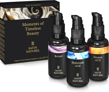 Satin Naturel kit 3 serums anti-envejecimiento