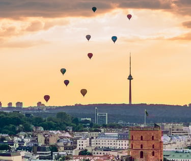 hot air balloon vilnius