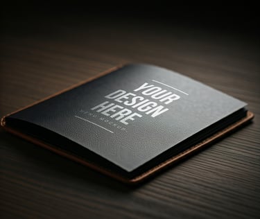 Porte-menu en similicuir