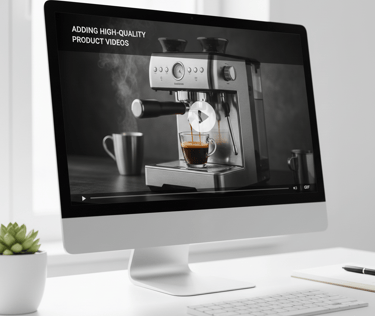 Product pages without demonstration