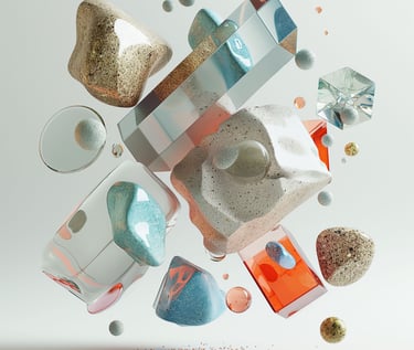 Geodes art resin