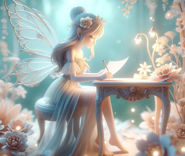 beauty fairy write a letter to send