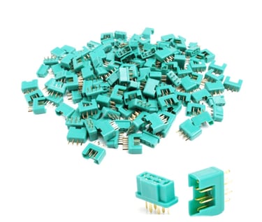 Conector macho fêmea MPX de 6 pinos multiplex MPX
