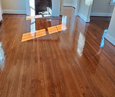sand and refinish stain oak floors