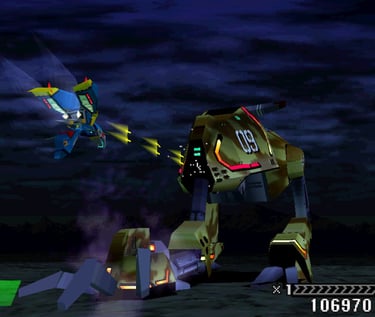 Einhander - Boss 1, the Mechanical Dinosaur