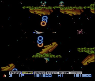 Gradius PC Engine - Moaning Moai