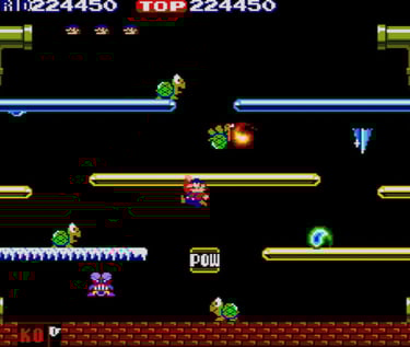Mario Bros. Use the POW Block!