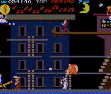 Popeye Arcade Level 2 Sea Hag