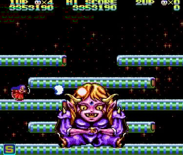 Snow Bros. Mega Drive Princess v. Satan?