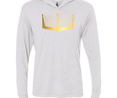 DINKING Unisex Triblend Long Sleeve Hooded T-Shirt