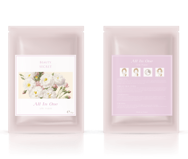 Facial mask package design