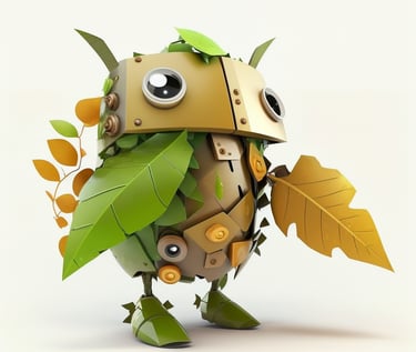 Eco-Bot avatar AI mascot for OCFS