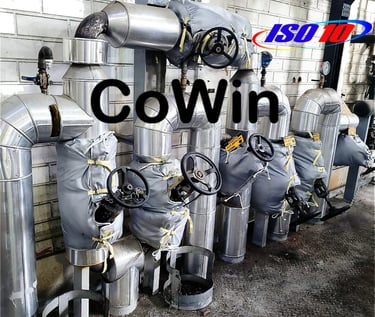 isolação térmica removível para indústria química e petroquímica, isolação removível para válvulas