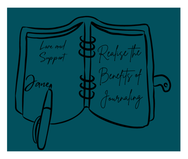 Image of journal and pen