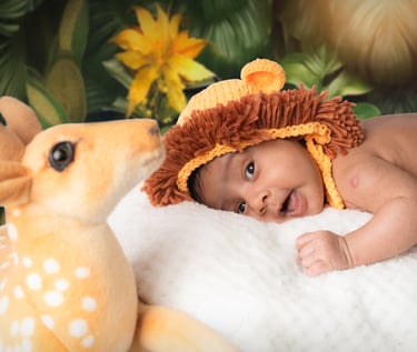 Precious newborn wrapped in a fluffy blanket, highlighting innocence and warmth.