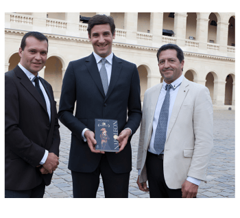 Invalides - Martial et son frère Nicolas avec Jean Christophe Napoléon