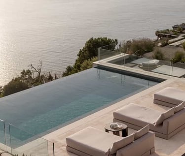 luxury pool builder La Marina infinity pool design in spain