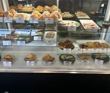 Bakery treats at AffoGatto Coffee