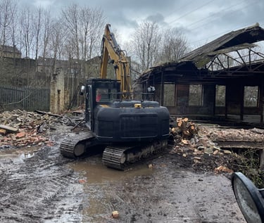 Calderdale demolition
