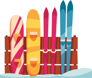 Skiing and snowboarding gear