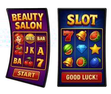 claratech's c curved monitor for slot machines