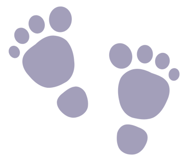 baby feet graphic