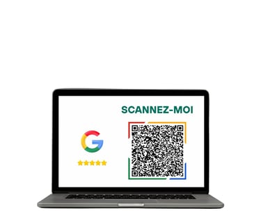 Qr code pour des avis google e repair