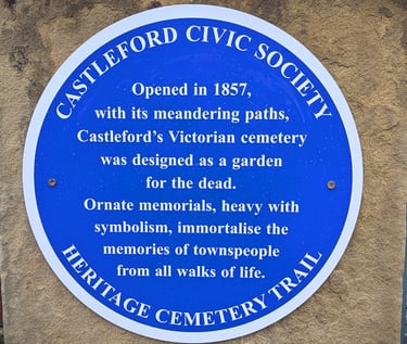 Healdfield Cemetery Blue Plaque